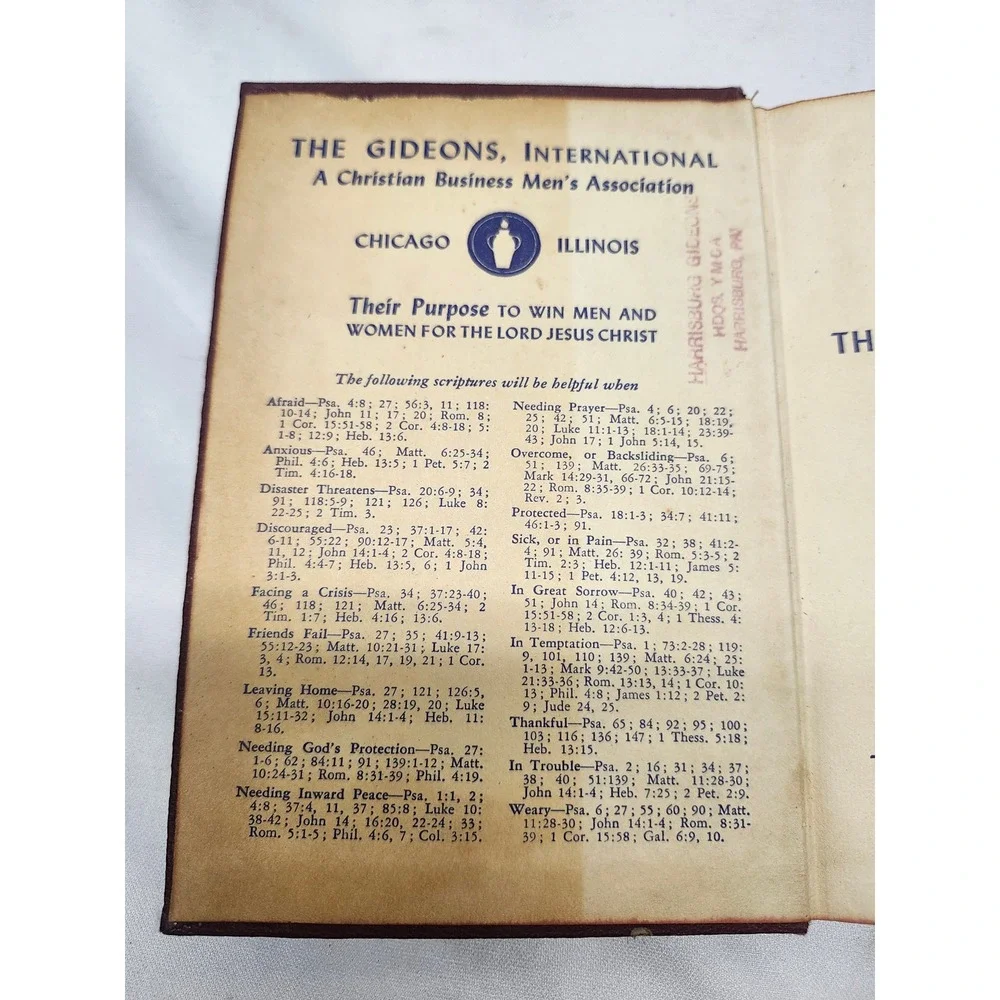 Gideons International vintage gideon